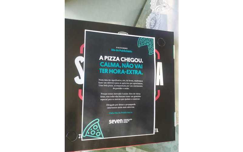 Pizza sim, hora-extra não: ação bem-humorada da Seven