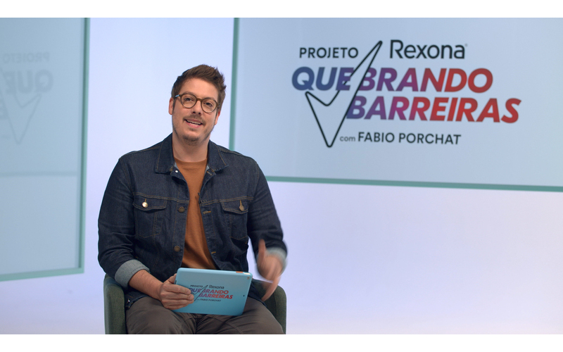 Fabio Porchat quebra barreiras com Rexona