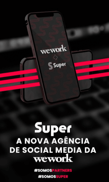 Super é a nova agência de social media da Wework na América Latina