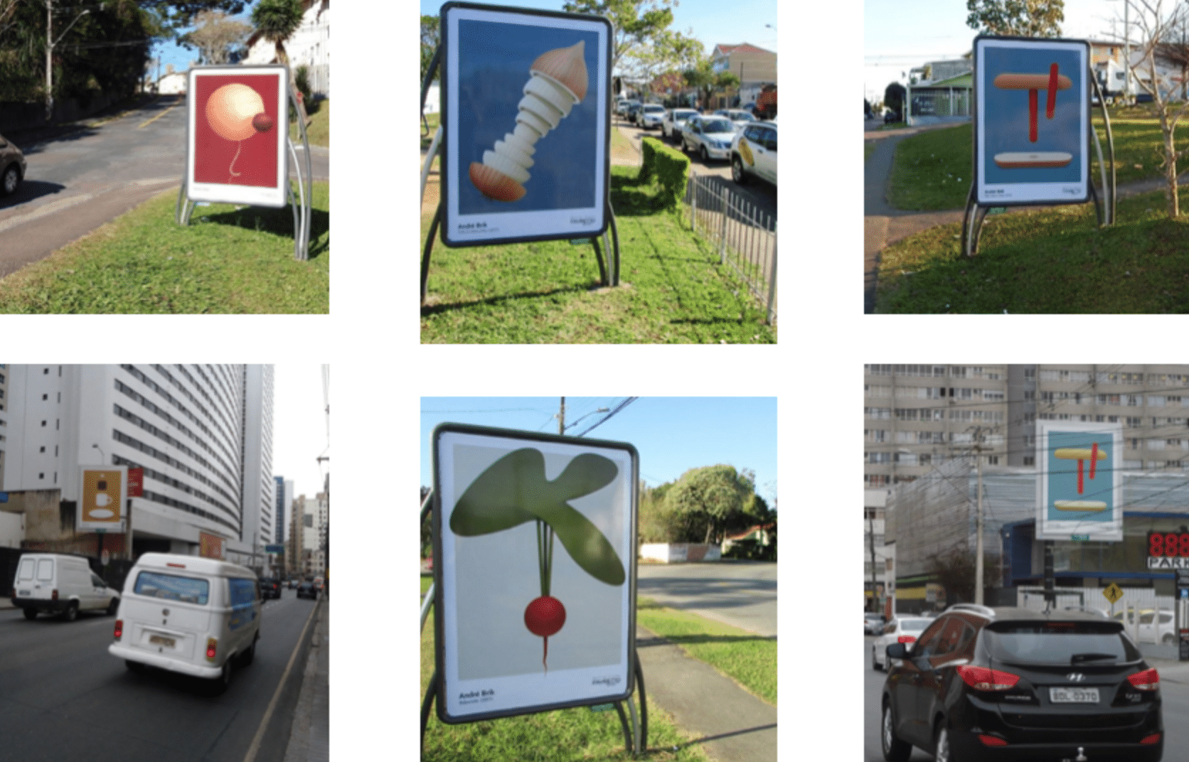 Artistas curitibanos expõem suas obras em painéis expostos pela cidade