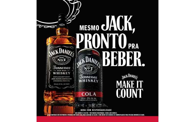 Jack Daniel’s anuncia o lançamento dos novos drinks prontos para beber