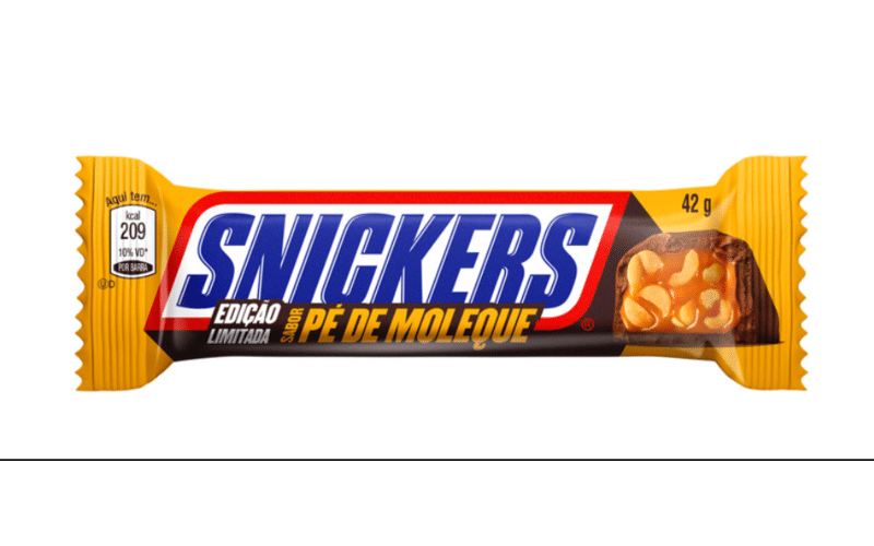 Snickers relança o sabor Pé de Moleque