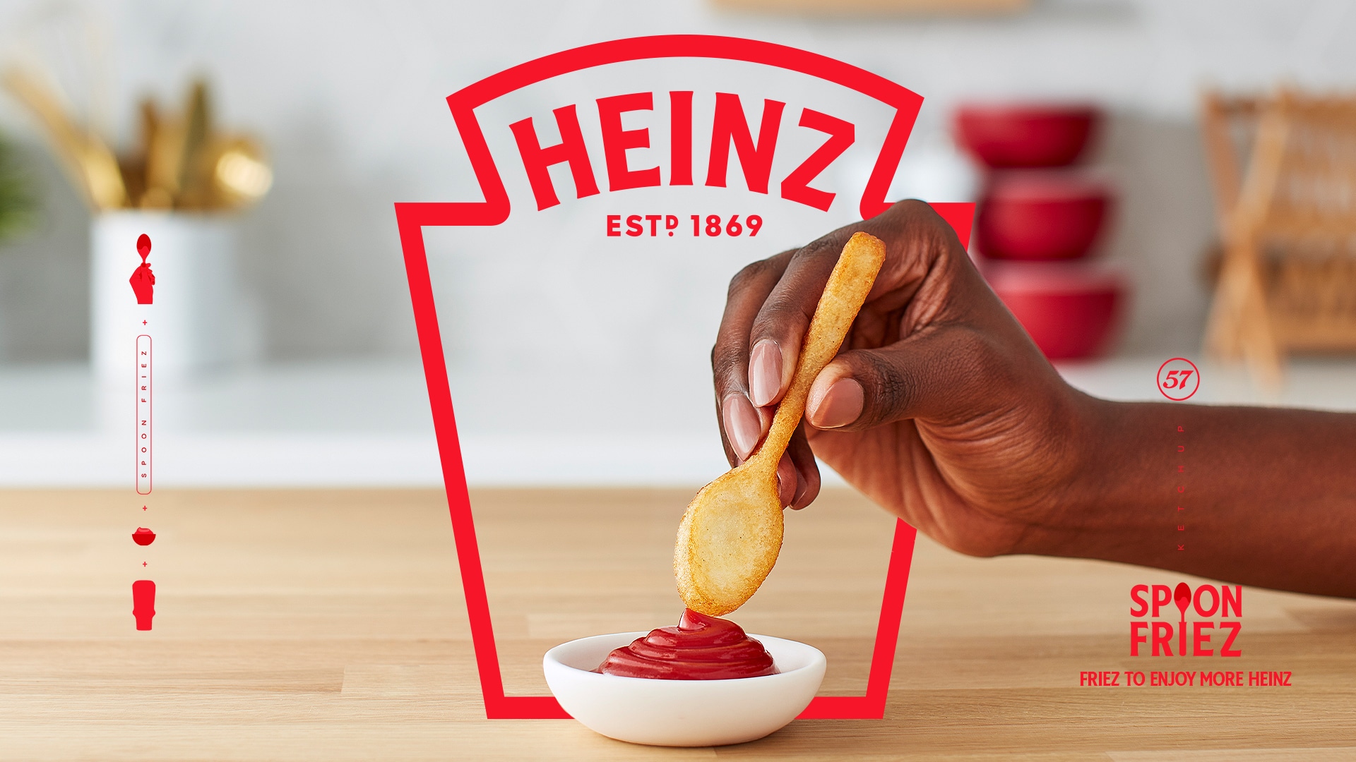 Africa e Heinz Global apresentam a “Heinz Spoon Friez”, a batata frita colher para amantes de molho