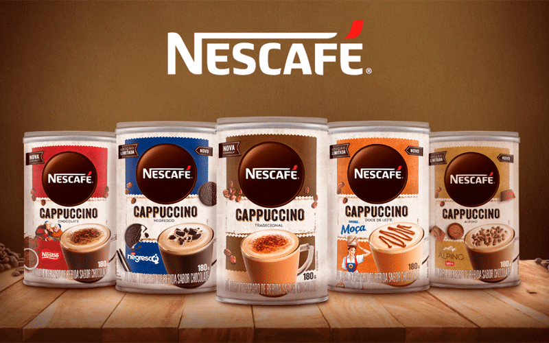 Nescafé relança linha de Cappuccinos se unindo a outras marcas icônicas