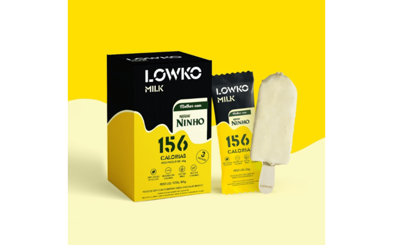 Lowko e Nestlé firmam parceria e lançam picolé de Leite Ninho