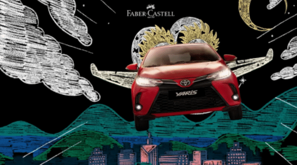 Faber-Castell eleva criatividade em campanhas de Toyota e Nestlé