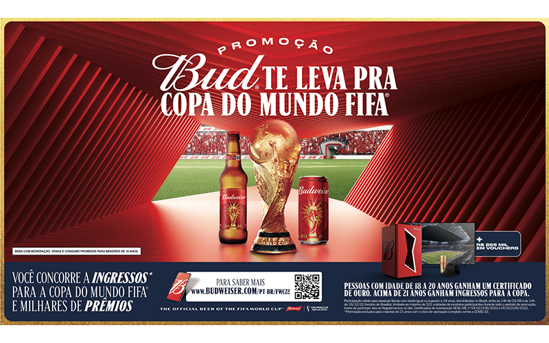 Budweiser sorteará ingressos para Copa do Mundo FIFA