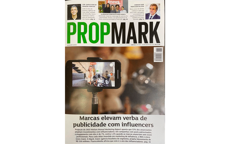 Propmark: Marcas elevam verba de publicidade com influencers