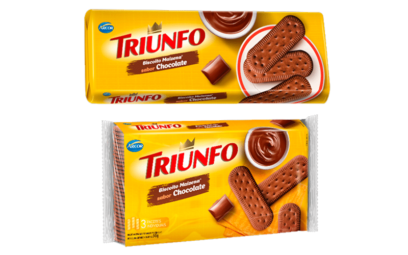 Triunfo amplia portfólio e lança biscoito maizena sabor chocolate