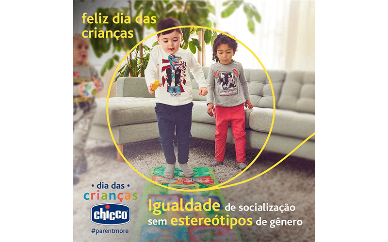 Chicco lança campanha para o Dia das Criança que exalta o brincar