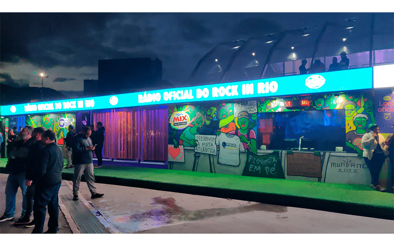 Rock in Rio: Stand da Mix terá fachada sustentável por Artivista Mundano