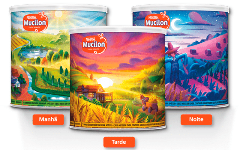 Nestlé lança embalagens decoradas do cereal infantil Mucilon®