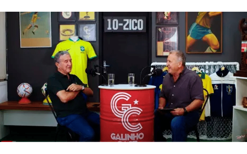 Canal Zico 10 reestreia no YouTube com videocast sobre Mundial 2022