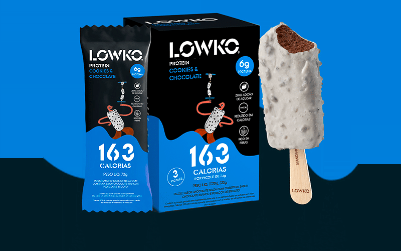 Lowko lança primeiro picolé zero açúcar e com 6g de proteína no país