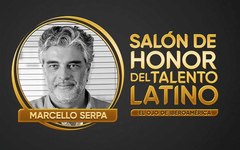 Marcello Serpa é alçado ao Salão de Honra do Talento Latino do El Ojo
