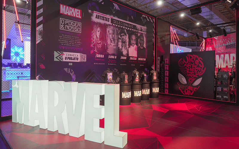 Confira fotos do estande da Marvel na Brasil Game Show 2022