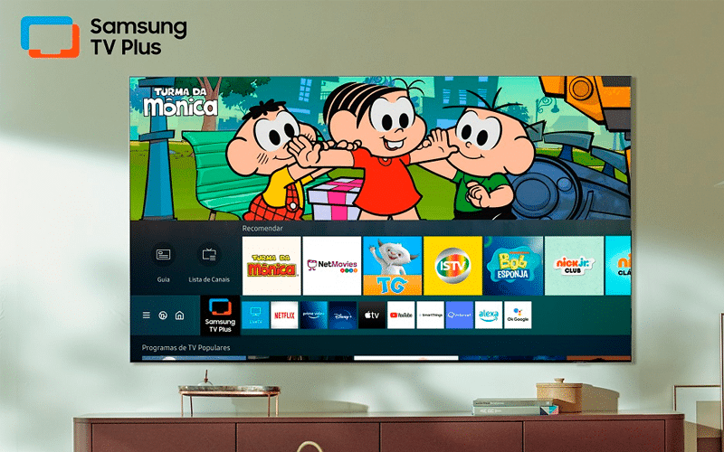 Samsung TV Plus: Programação de Desenhos, Séries e Filmes Infantis