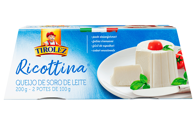 Tirolez lança Ricottina®, queijo inspirado na receita italiana e pioneiro no mercado brasileiro
