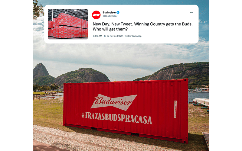 Com a primeira vitória na busca do Hexa, Rio de Janeiro amanhece com contêiner de Budweiser
