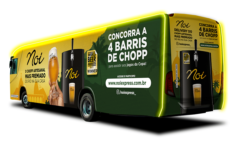 Cervejaria Noi promove campanha “Noi, o chopp mais premiado do Rio na sua Copa”