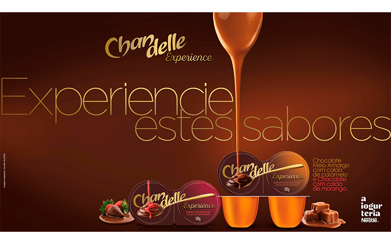 A Iogurteria Nestlé® lança linha Chandelle® Experience
