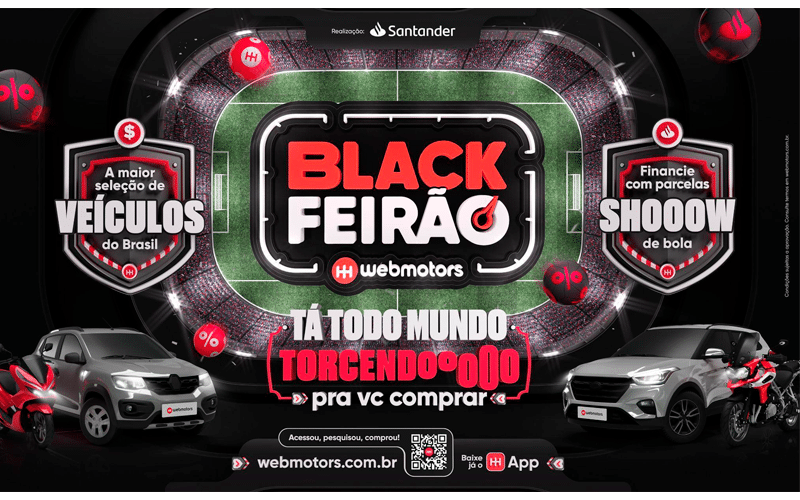 Webmotors anuncia Black Feirão com goleada de condições especiais