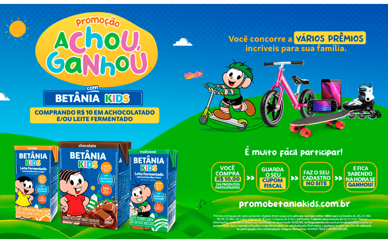 Promoção Achou, Ganhou com Betânia Kids - Últimos dias 