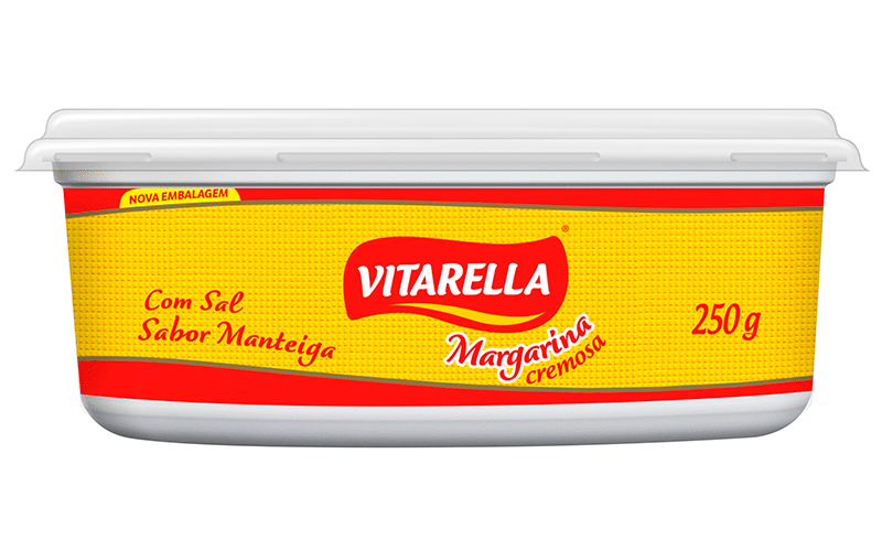 Vitarella apresenta nova embalagem para margarinas com lacre de proteção
