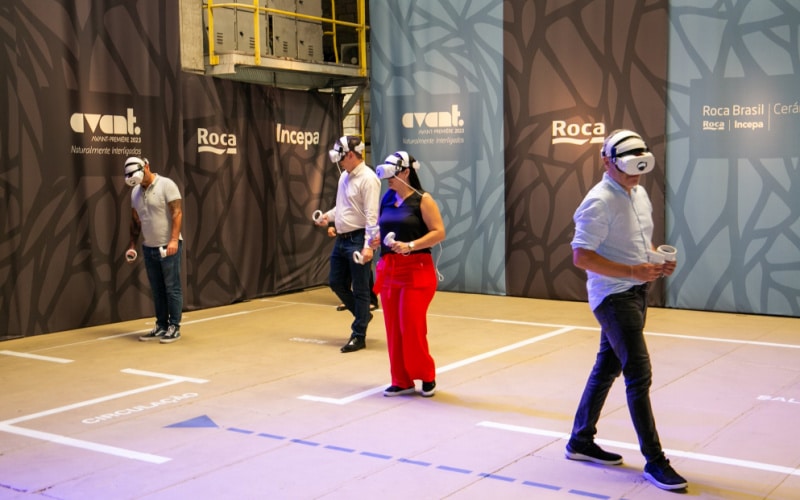 Roca Brasil investe na Realidade Virtual para apresentar revestimentos