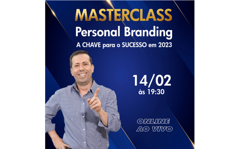 Masterclass, Personal Branding com o especialista Paulo Moreti