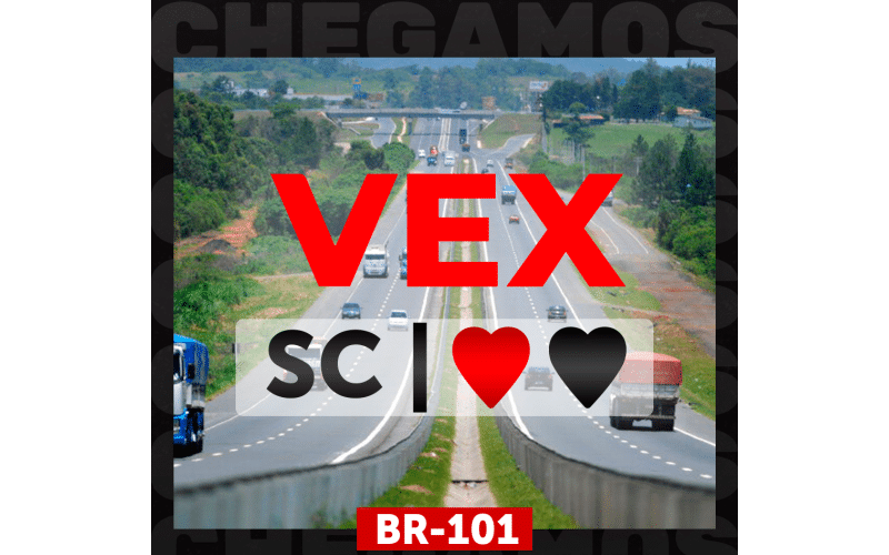 VEX ganha a permissão para a instalação de painéis na BR-101