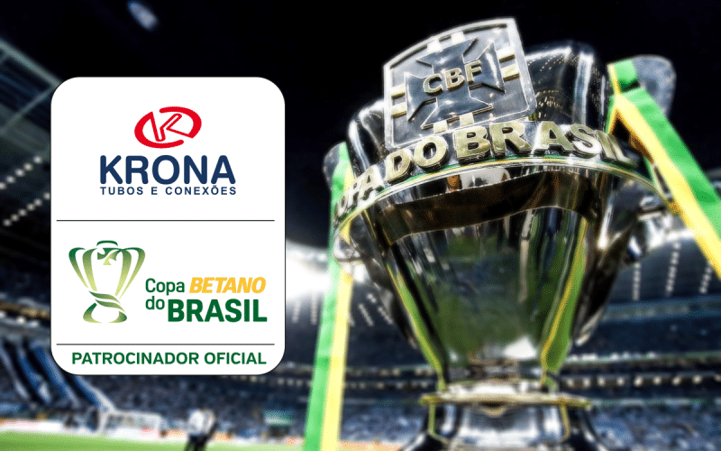 Krona anunciou seu contrato como patrocinadora oficial da Copa do Brasil