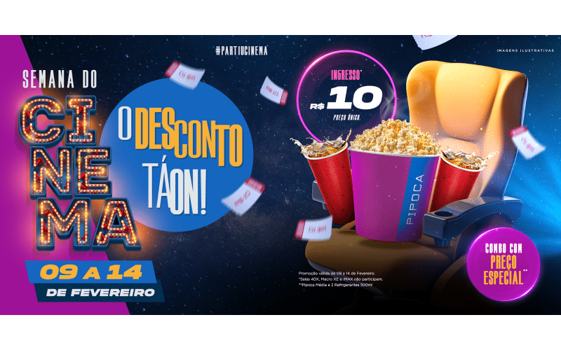 Godiva é a agência responsável pela campanha “Semana do Cinema”