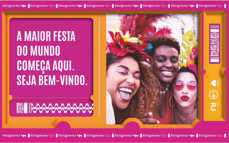 RIOgaleão lança campanha institucional para o Carnaval 2023