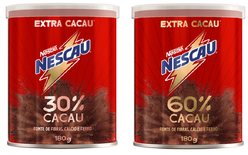 NESCAU lança NESCAU Extra Cacau linha 30% e 60% Cacau