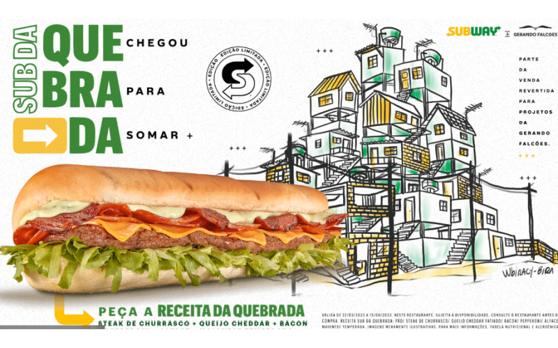 Subway amplia cardápio com o novo Sub Big Boss Frango Defumado