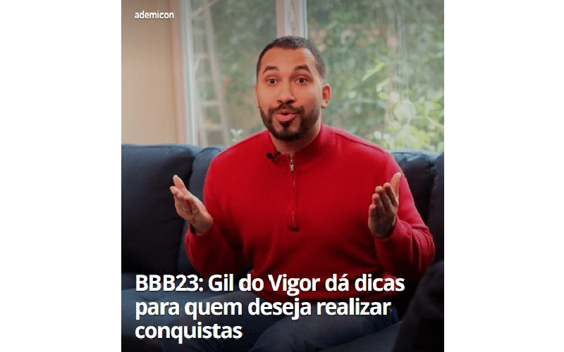 Ademicon estreia websérie com Gil do Vigor sobre planejamento financeiro