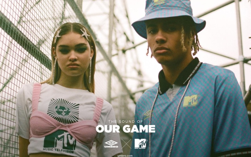 Umbro lança collab exclusiva com a MTV e celebra cultura pop