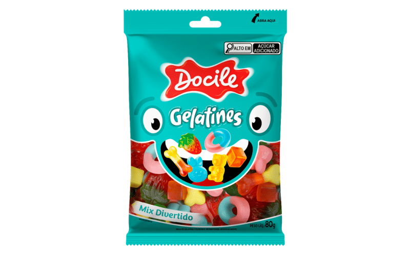 Com sabores e formatos exclusivos, Docile lança Gelatines Mix Divertido