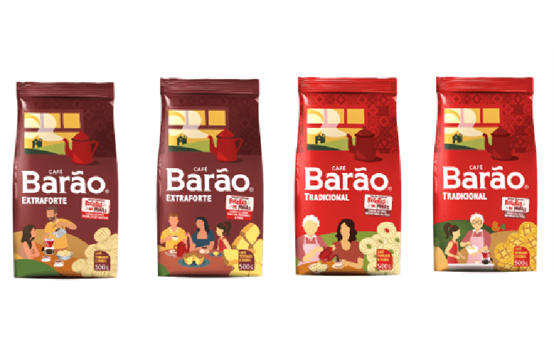 Para homenagear a cultura mineira, Café Barão lança embalagens