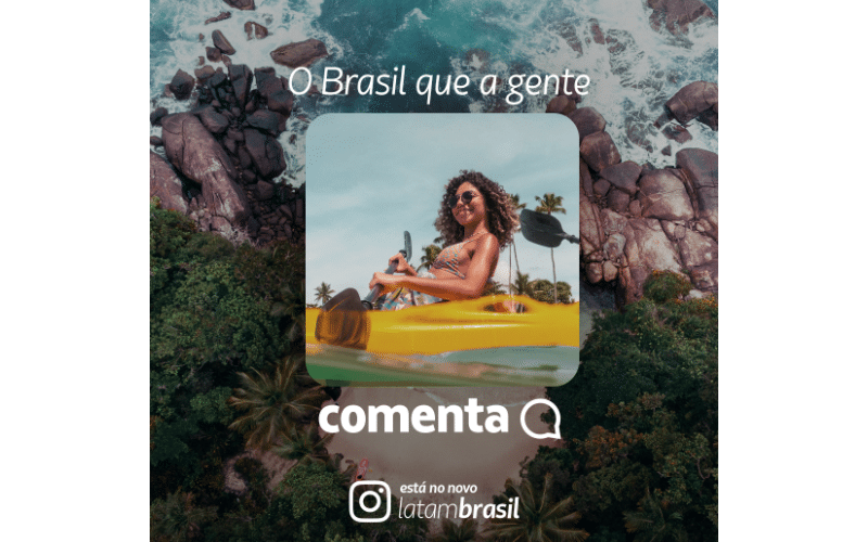 LATAM estreia novo perfil no Instagram para se aproximar dos brasileiros