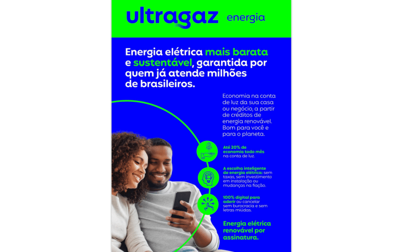 Ultragaz lança nova solução de energia renovável por assinatura