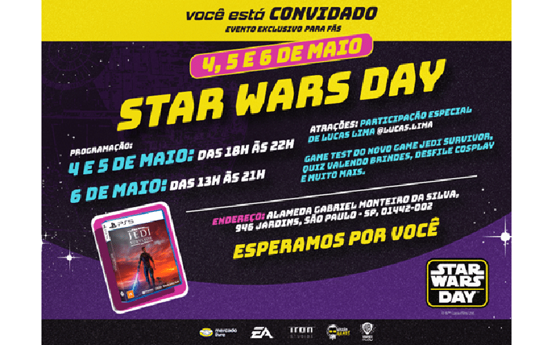 Star Wars Day é celebrado no Brasil com ações especiais para os fãs