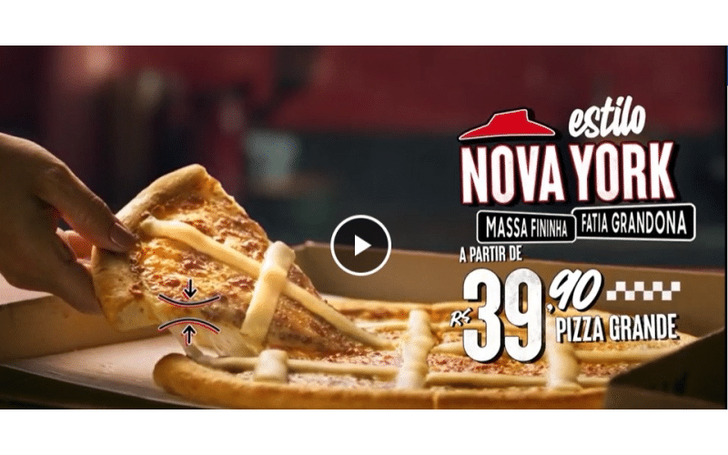 Pizza Hut inova em conceito ‘massa fina’ com ativações e campanha