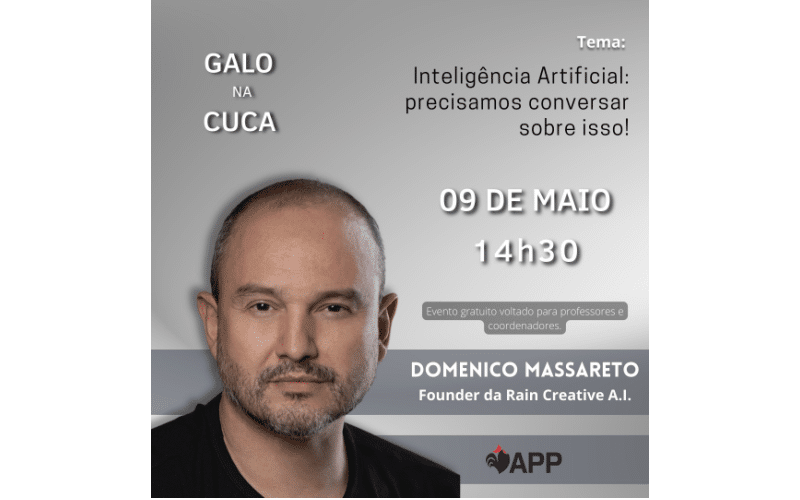 Domenico Massareto é o convidado do galo na cuca da APP Brasil