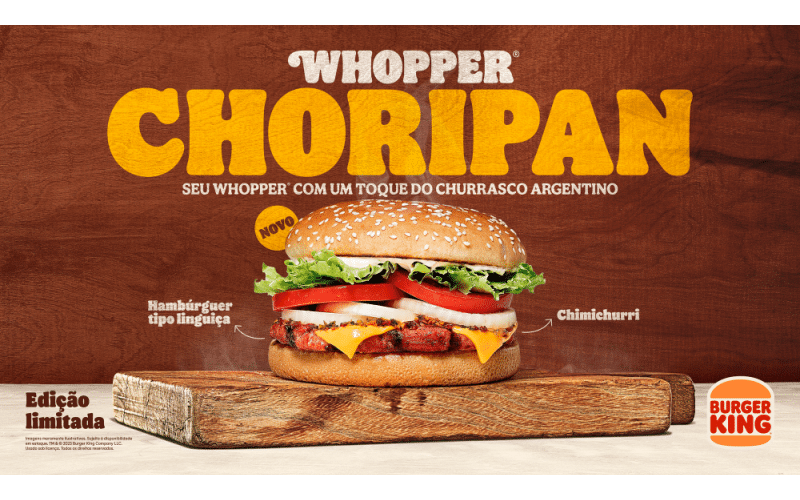 Burger King® apresenta novo Whopper Choripan