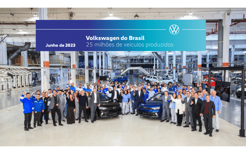 Volkswagen do Brasil alcança 25 milhões de veículos produzidos