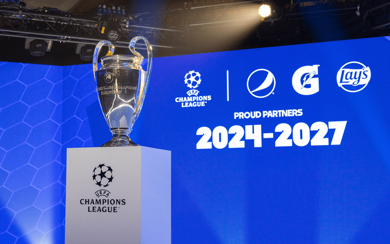 PepsiCo estende parceria estratégica com a UEFA Champions League