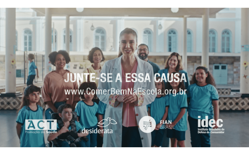 Idec, em parceria com ACT, Desiderata e FIAN Brasil, lança campanha