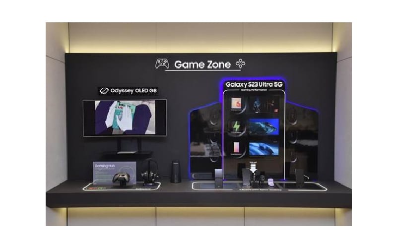 Samsung lança Game Zones, espaços nas lojas para consumidores